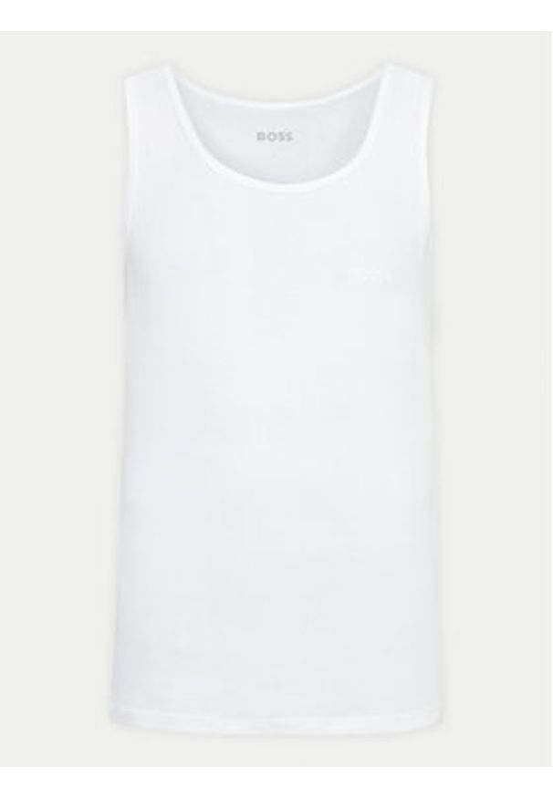 BOSS Komplet 3 tank topów 50542132 Biały Regular Fit. Kolor: biały. Materiał: bawełna