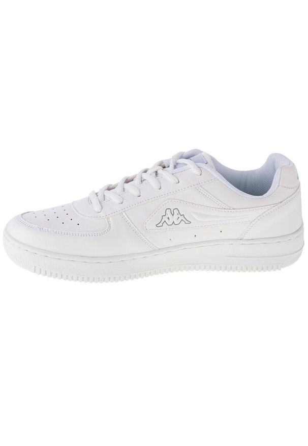 Buty sportowe Sneakersy męskie, Kappa Bash. Zapięcie: sznurówki. Kolor: biały. Materiał: materiał, syntetyk, tkanina. Szerokość cholewki: normalna. Sport: turystyka piesza