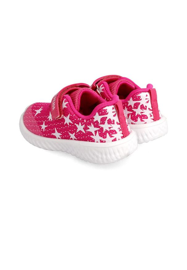 Agatha Ruiz de la Prada buty dziecięce kolor różowy. Nosek buta: okrągły. Zapięcie: rzepy. Kolor: różowy. Materiał: guma