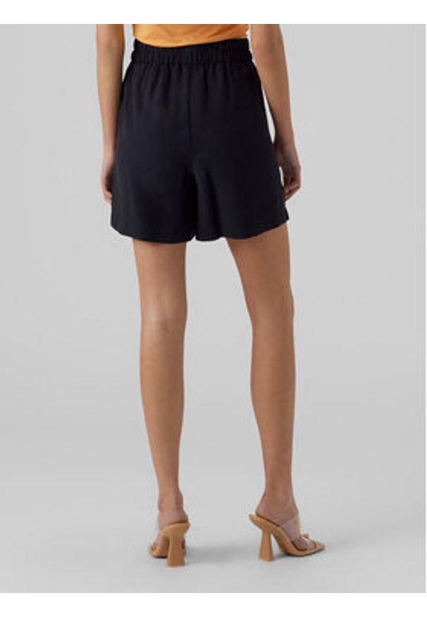 Vero Moda Szorty materiałowe Carmen 10278931 Czarny Loose Fit. Kolor: czarny. Materiał: wiskoza