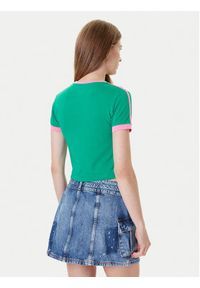 Guess Jeans T-Shirt W5YI03 J1314 Zielony Regular Fit. Kolor: zielony. Materiał: bawełna #4