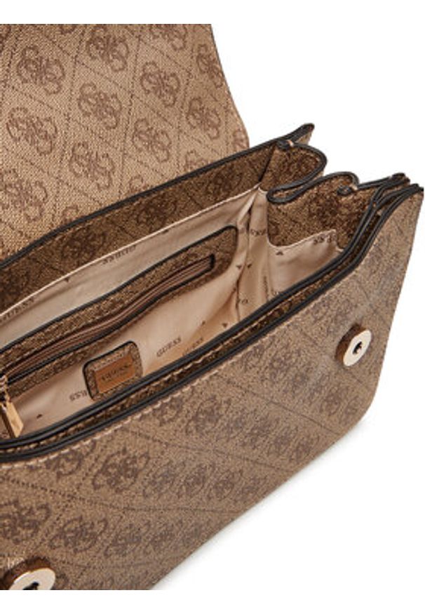 Guess Torebka Calista HWSG73 34210 Brązowy. Kolor: brązowy. Materiał: skórzane