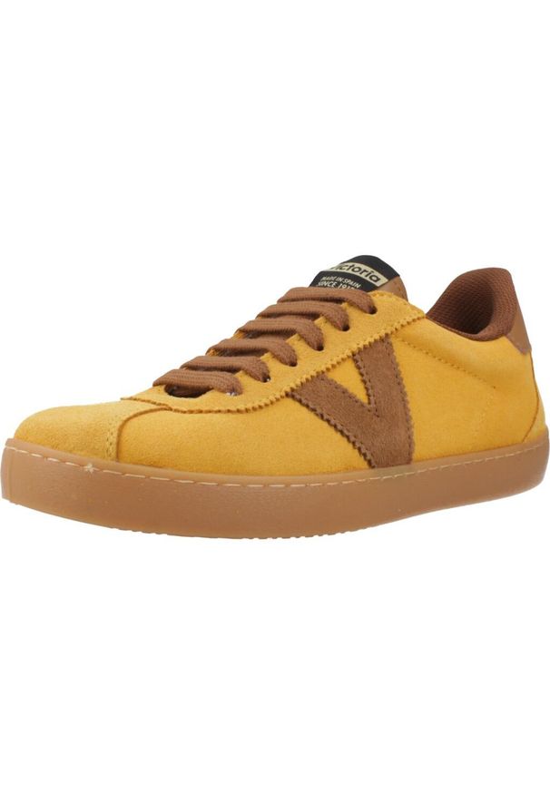 Buty VICTORIA 1126221V BERLIN Żółty. Kolor: żółty. Materiał: tkanina. Styl: sportowy