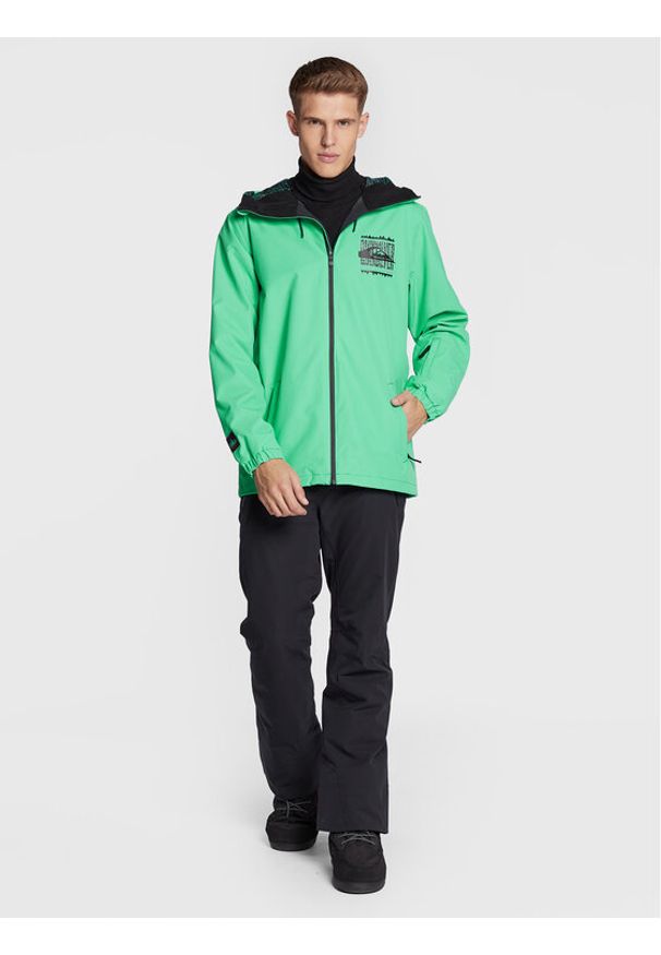 Quiksilver Kurtka narciarska EQYTJ03369 Zielony Regular Fit. Kolor: zielony. Materiał: syntetyk. Sport: narciarstwo
