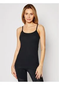 Triumph Top Katia Basics 10181825 Czarny Slim Fit. Kolor: czarny. Materiał: bawełna #1