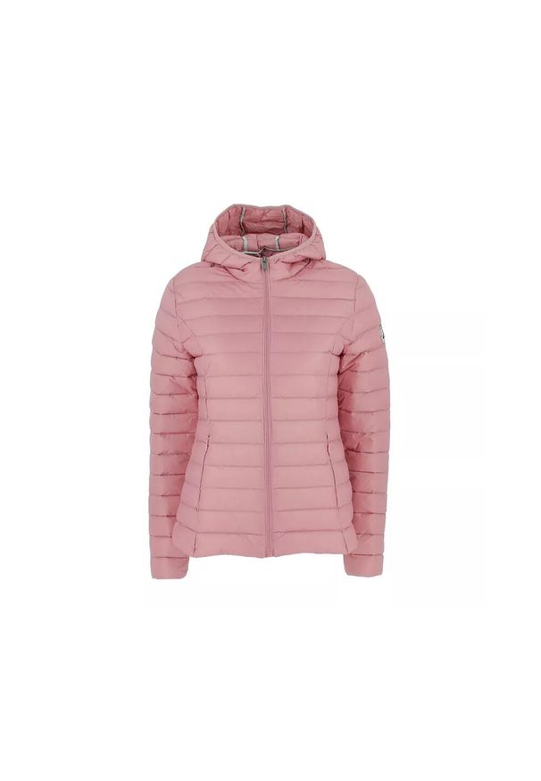Jott - Lekka kurtka puchowa damska z kapturem JOTT Cloe. Typ kołnierza: kaptur. Kolor: różowy. Materiał: puch