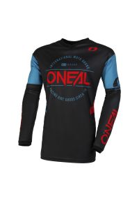 O'NEAL - Bluza rowerowa mtb męska O`Neal Brand V.23. Kolor: czarny, wielokolorowy, niebieski. Materiał: materiał