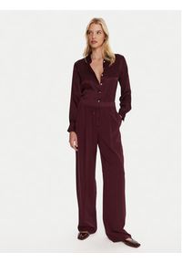 Marella Spodnie materiałowe Vanto 2523136065 Bordowy Regular Fit. Kolor: czerwony. Materiał: syntetyk #4