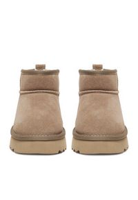 Nine West Śniegowce CEO-MENA-01 Beżowy. Kolor: beżowy. Materiał: skóra, zamsz #7