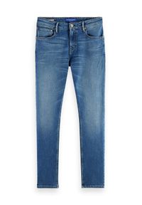 Scotch & Soda Jeansy 168978 Niebieski Super Slim Fit. Kolor: niebieski