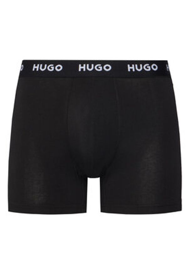 Hugo - HUGO Komplet bokserek Triplet 50532613 Czarny. Kolor: czarny. Materiał: bawełna
