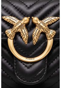 Pinko - PINKO Czarna torebka Love One Wallet C AW25. Kolor: czarny #4