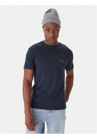 Quiksilver T-Shirt Anchor EQYZT08178 Granatowy Regular Fit. Kolor: niebieski. Materiał: bawełna #1