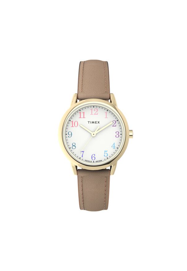 Timex Zegarek Easy Reader Classic Beżowy. Kolor: beżowy