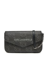 Karl Lagerfeld - KARL LAGERFELD Torebka A1W32045 Czarny. Kolor: czarny. Materiał: skórzane