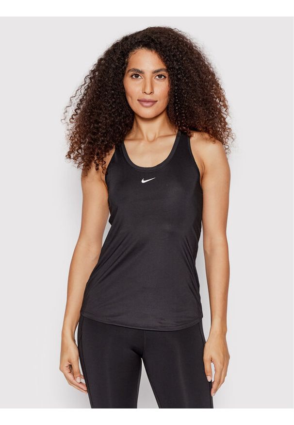 Nike Koszulka techniczna Dri-FIT One DD0623 Czarny Slim Fit. Kolor: czarny. Materiał: syntetyk. Technologia: Dri-Fit (Nike)