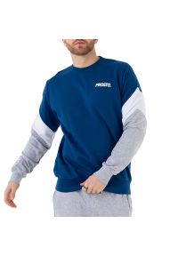 Bluza Prosto Klasyk Crewneck Ekler KL231MSWE1024 - multikolor. Okazja: na co dzień, na spacer. Kolor: wielokolorowy. Materiał: bawełna, poliester, materiał. Wzór: aplikacja. Styl: klasyczny, casual. Sport: turystyka piesza