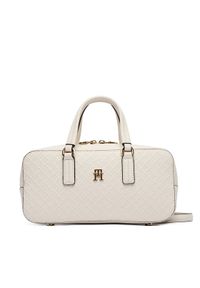 TOMMY HILFIGER - Tommy Hilfiger Torebka Th Daily Crossover Mono AW0AW18415 Biały. Kolor: biały. Materiał: skórzane #1