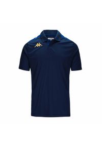 Polo Kappa Ghiolo. Typ kołnierza: polo. Kolor: wielokolorowy, niebieski. Sport: piłka nożna, fitness #1