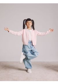 Reserved - Jeansy skater z brelokiem - niebieski. Kolor: niebieski #1