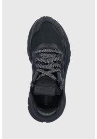 adidas Originals - Buty Nite Jogger. Nosek buta: okrągły. Zapięcie: sznurówki. Kolor: czarny. Materiał: guma