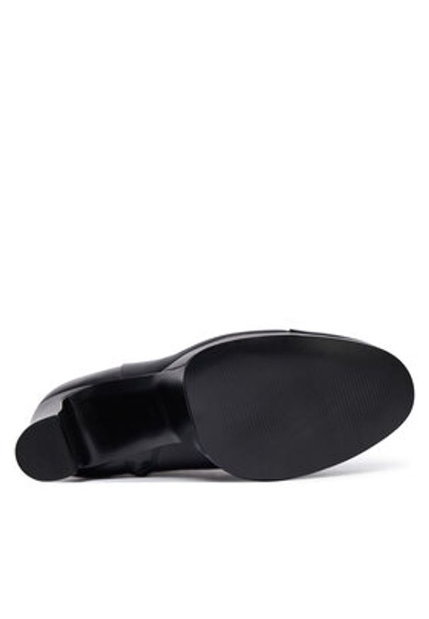 Guess Botki FLFRNT LEA10 Czarny. Kolor: czarny. Materiał: skóra