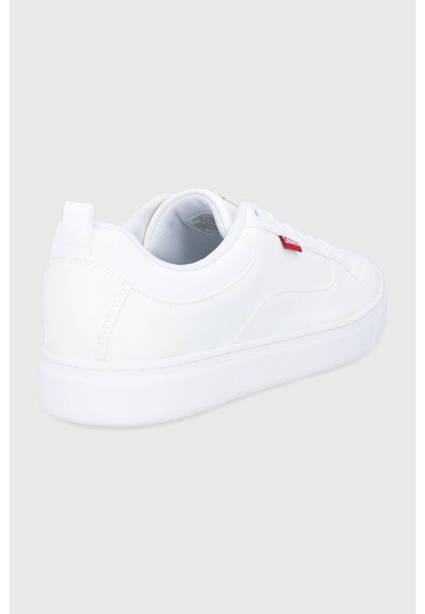 Levi's® - Levi's - Buty. Okazja: na spotkanie biznesowe. Nosek buta: okrągły. Zapięcie: sznurówki. Kolor: biały. Materiał: guma