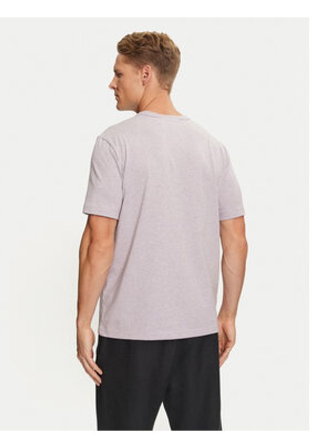 Champion T-Shirt 218802 Fioletowy Regular Fit. Kolor: fioletowy. Materiał: bawełna