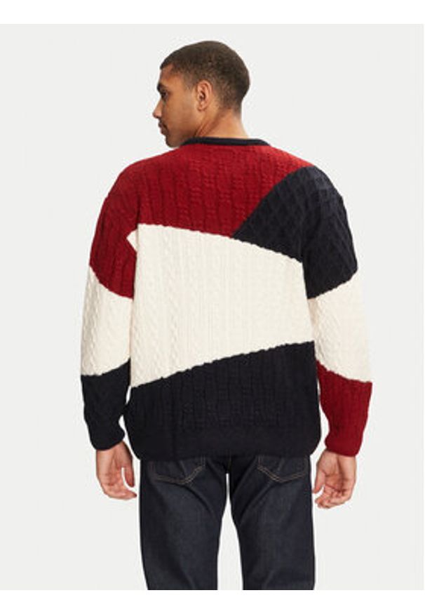 Pepe Jeans Sweter Court PM702475 Kolorowy Regular Fit. Materiał: syntetyk. Wzór: kolorowy