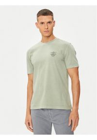 Aeronautica Militare T-Shirt 241TS2205J633 Zielony Regular Fit. Kolor: zielony. Materiał: bawełna