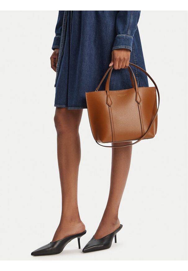 Tory Burch Torebka Perry 177252 Brązowy. Kolor: brązowy. Materiał: skórzane