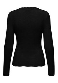 only - ONLY Sweter 15294463 Czarny Regular Fit. Kolor: czarny. Materiał: syntetyk #3