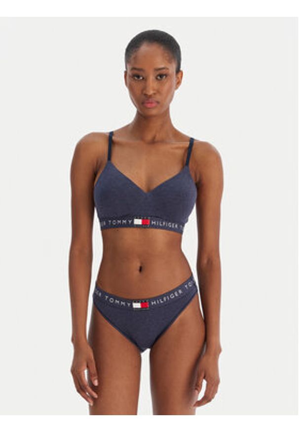 TOMMY HILFIGER - Tommy Hilfiger Biustonosz braletka UW0UW05715 Granatowy. Kolor: niebieski. Materiał: bawełna