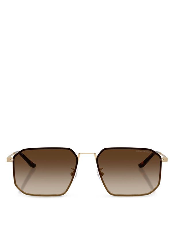 Emporio Armani Okulary przeciwsłoneczne 0EA2165D 300213 Brązowy. Kolor: brązowy