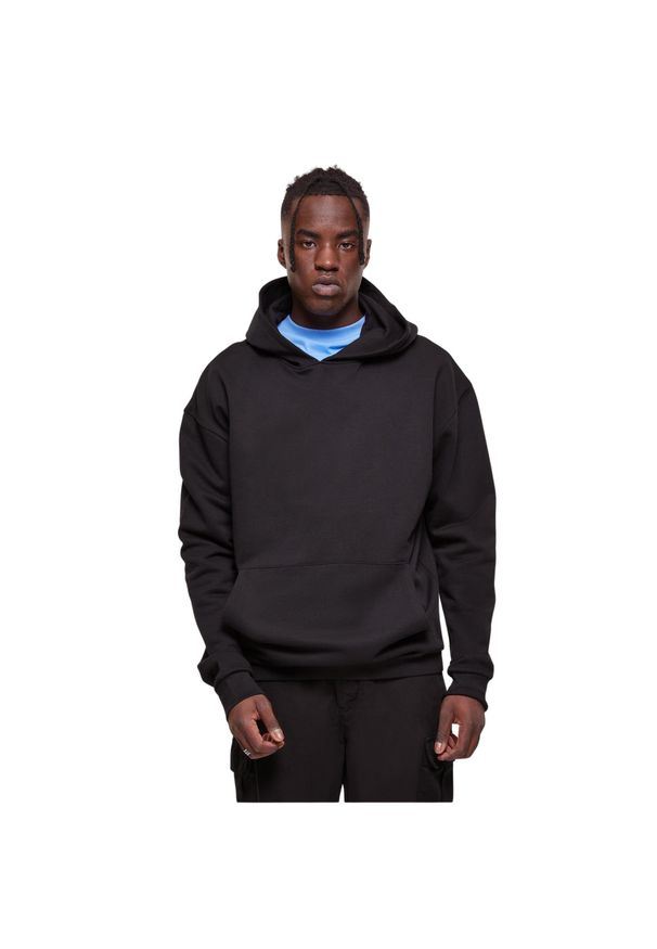 Bluza z kapturem Urban Classics Hood Embroidery. Typ kołnierza: kaptur. Kolor: czarny. Wzór: haft