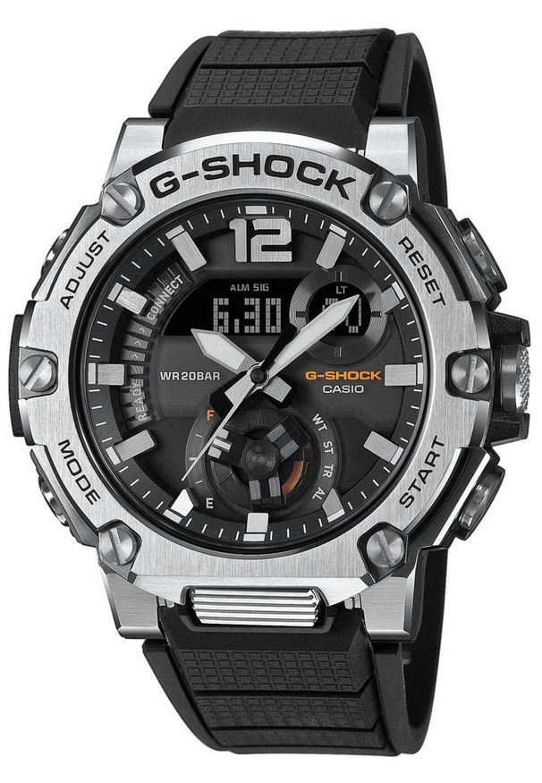 G-Shock - G-SHOCK RABAT ZEGAREK G-STEEL GST-B300S-1AER. Rodzaj zegarka: cyfrowe. Materiał: tworzywo sztuczne. Styl: sportowy