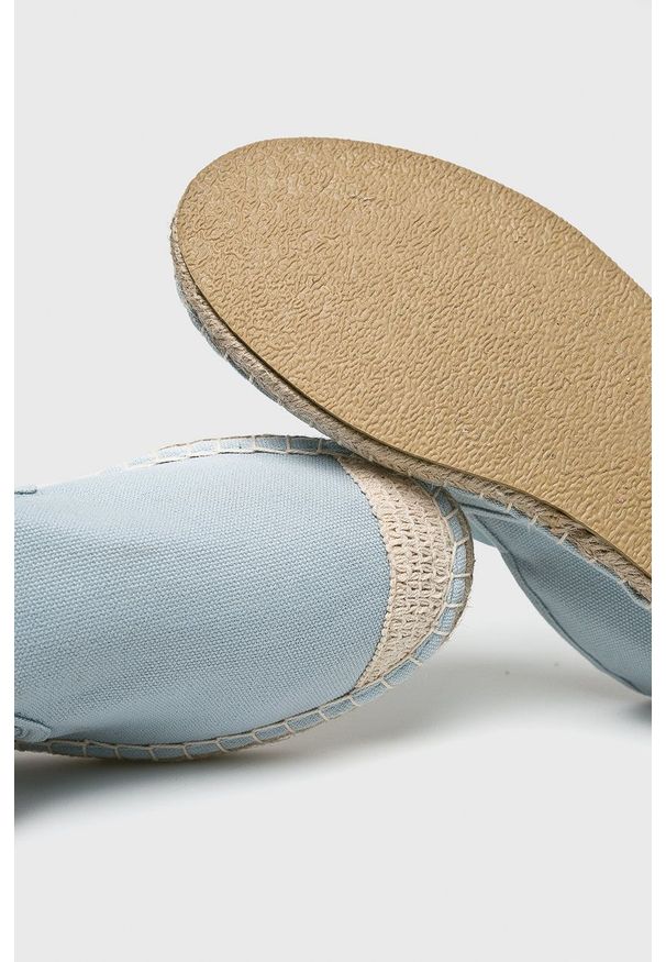 Cross Jeans - Espadryle. Nosek buta: okrągły. Kolor: niebieski