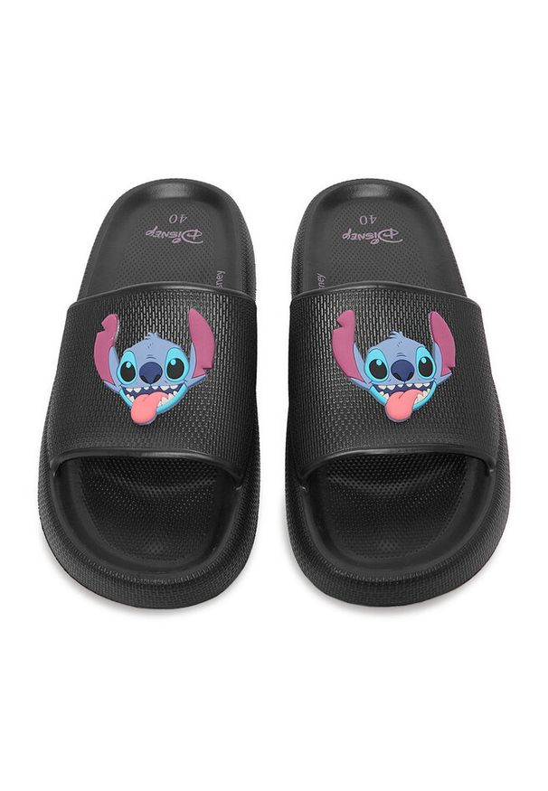 Klapki Disney Classics. Kolor: czarny. Wzór: motyw z bajki