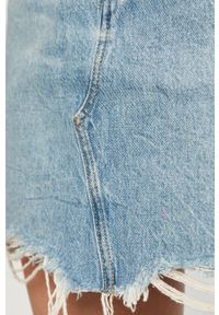 Levi's® - Levi's - Spódnica jeansowa. Okazja: na spotkanie biznesowe, na co dzień. Kolor: niebieski. Materiał: jeans. Styl: biznesowy, casual