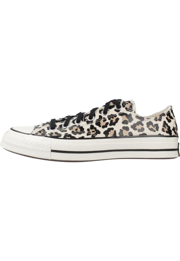 Buty sportowe Converse Chuck 70 Glow In The Dark Leopard Print. Kolor: zielony. Materiał: materiał. Wzór: nadruk. Styl: sportowy