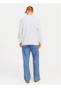 Jack & Jones - Jack&Jones Longsleeve Urban Edge 12256422 Biały Loose Fit. Kolor: biały. Materiał: bawełna. Długość rękawa: długi rękaw #5
