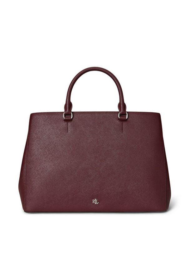 Lauren Ralph Lauren - LAUREN RALPH LAUREN Torebka 431898556043 Bordowy. Kolor: czerwony. Materiał: skórzane