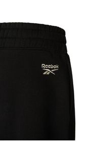 Reebok Spodnie dresowe Dominka RK25696CCW Czarny Regular Fit. Kolor: czarny. Materiał: bawełna #8