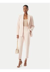 Maryley Spodnie materiałowe 26EB616/43PY Różowy jasny Regular Fit. Kolor: różowy. Materiał: syntetyk #3
