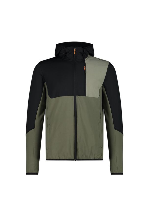 Bluza męska turystyczna CMP 34G1667. Kolor: zielony. Materiał: polar. Sport: turystyka piesza