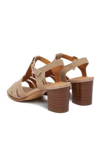 Lasocki Sandały CEO-25F531-4 Beżowy. Kolor: beżowy. Materiał: zamsz, skóra #2