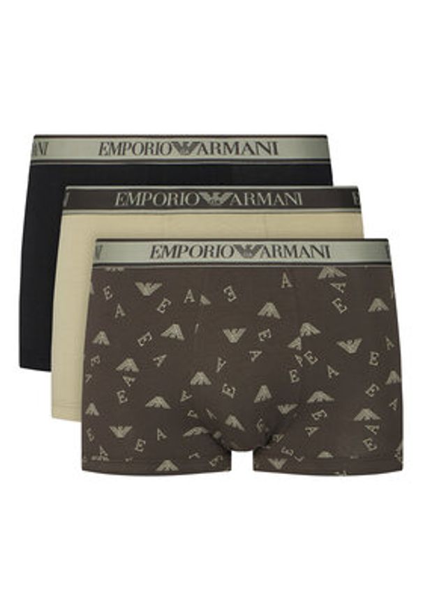 Emporio Armani Underwear Komplet bokserek EM000370 AF20669 M7115 Zielony. Kolor: zielony. Materiał: bawełna