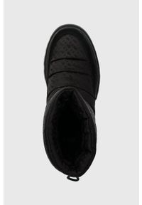 BOSS śniegowce Foster kolor czarny 50504544. Nosek buta: okrągły. Kolor: czarny. Materiał: skóra, guma. Szerokość cholewki: normalna #3