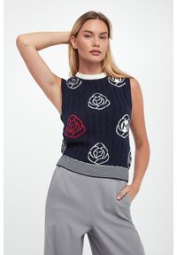 Marella Sport - Kamizelka damska wełniana Didimo MARELLA SPORT. Materiał: wełna. Styl: sportowy