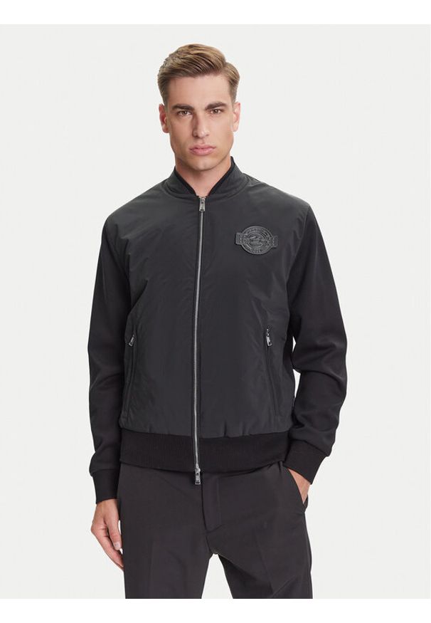 BOSS Kurtka bomber C-Skiles 197 PS 50543675 Czarny Regular Fit. Kolor: czarny. Materiał: bawełna